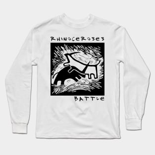 battle of the rhinos Long Sleeve T-Shirt